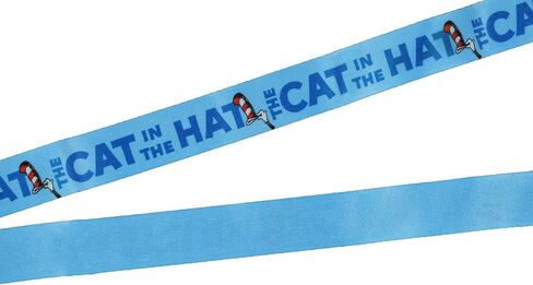 Dr. Seuss Cat in The Hat Breakaway Lanyard ID Badge Holder 2" Rubber Character Charm for Keys Keychain in Saudi Arabia