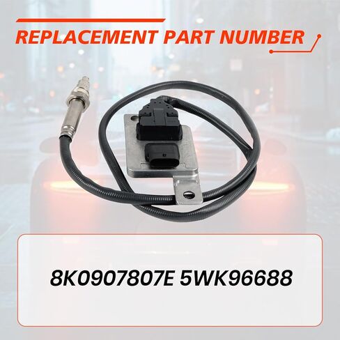 مستشعر أكاسيد النيتروجين 8K0907807E، متوافق مع محركات 2012 2013 2014 2015 VW Passat 2.0L، مستشعر أكسيد النيتروجين للسيارات يستبدل الجزء 5WK96688 in Kuwait