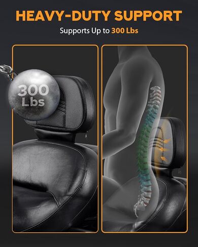 PBYMT Driver Rider Backrest, Adjustable Rider Driver Backrest Fit for Harley Davidson Touring Street Glide Road Glide Road King Electra Glide 1988-2024 in Saudi Arabia