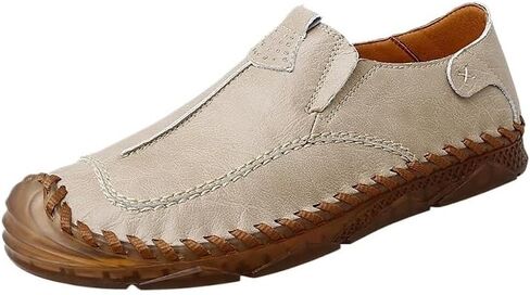 Men's Slip-on Loafers Shoes Low-top Rubber Shoes British Youth Flat-Soled Non-Slip Wear-Resistant Comfortable Breathable Versatile Round-Toed Casual Shoes for Men in Saudi Arabia