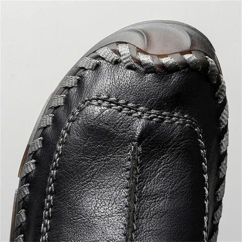 Men's Slip-on Loafers Shoes Low-top Rubber Shoes British Youth Flat-Soled Non-Slip Wear-Resistant Comfortable Breathable Versatile Round-Toed Casual Shoes for Men in Saudi Arabia