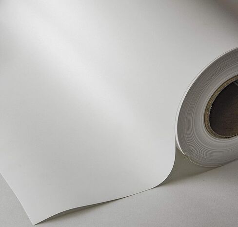 RCdepot1-1 × 36 بوصة × 100 قدم لفة لافتة من مادة البولي بروبيلين غير اللامعة (ليست ذاتية اللصق) فيلم بولي فينيل مقاوم للماء 2 بوصة، علامات ملصق مطبوعة بنفث الحبر على شكل واسع PVC in Kuwait