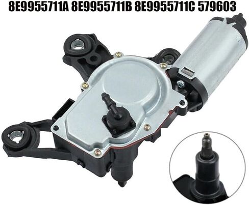 Rear Windscreen Wiper Motor With 4 Pins Plug 12V Compatible with Audi A3 A4 A6 Q5 Q7 Allroad 8E9955711A in Kuwait