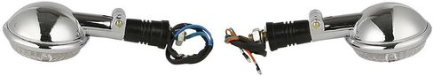 Motorcycle Turn Signals 12V, 2 Wires, Halogen Turn LampBulb for Yamaha V-MAX1200 V-star XVS400 XVS650 XVS1100/Virago Road Star1600 1700 XV1600 XV1700 (Clear) in Saudi Arabia