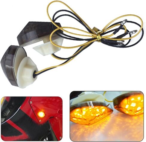 2 قطعة دراجة نارية Led فلوش جبل الجبهة بدوره مصباح إشارة استبدال لهوندا CBR600RR CBR1000RR 2004 2005 2006 2007 CBR 600 F4 F4i CBR900 CBR919 in Saudi Arabia