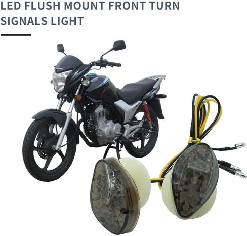 2 قطعة دراجة نارية Led فلوش جبل الجبهة بدوره مصباح إشارة استبدال لهوندا CBR600RR CBR1000RR 2004 2005 2006 2007 CBR 600 F4 F4i CBR900 CBR919 in Saudi Arabia