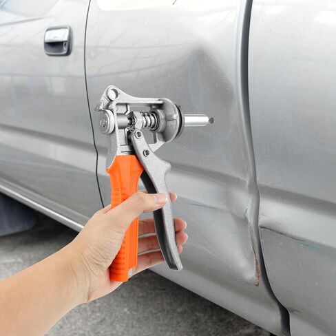 QWORK Car Dent Repair Tool, Sheet Metal Dent Repair, Versatile Steel Pliers, Adjustable Dual Ends Flat Hole Paintless Dent Repair Kit in Kuwait