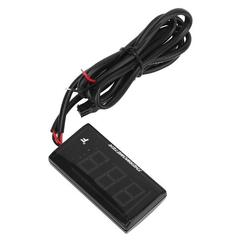 شاشة LCD رفيعة للغاية لدرجة حرارة الماء للدراجة النارية - غطاء ABS، قياس دقيق، مناسب عالمي للدراجات النارية، سهل التركيب، نطاق درجة الحرارة 32-248 درجة فهرنهايت (أخضر) in Saudi Arabia