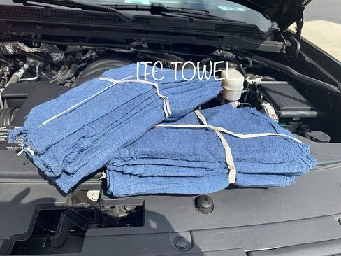 1000 مناشف متجر بلو خرق متفوقة لميكانيكي السيارات 14 × 14 بوصة in Saudi Arabia