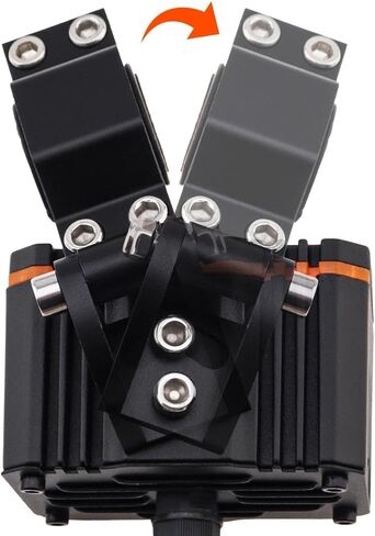 Windance 2pcs Motorcycle Spotlight Mount Braket 19-24mm/0.83-0.94 inch Handlebar Bumper Roll Bar Roof Rack Turn Signal Tube Mounting Clamp for Motorcycle Scooter ATV UTV SUV Tricycle in Saudi Arabia
