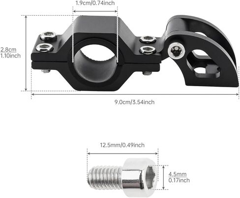 Windance 2pcs Motorcycle Spotlight Mount Braket 19-24mm/0.83-0.94 inch Handlebar Bumper Roll Bar Roof Rack Turn Signal Tube Mounting Clamp for Motorcycle Scooter ATV UTV SUV Tricycle in Saudi Arabia