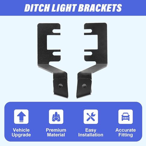 Ditch Light Brackets for Ford Ranger 2023 2024 2025 Hood Hinge Mount for LED Pod Lights in Saudi Arabia