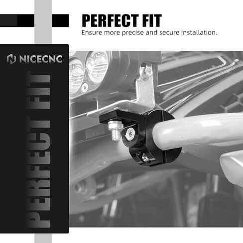 NICECNC أسود 1 بوصة مشبك ممتص للصدمات خفيف متوافق مع Yamaha Tenere 700 /XTZ700 XTZ07 2019 2020 2021 2022 2023 2024، Tenere 700 Rally Edition 2020 2021 2022 2023 2024، ألومنيوم in Saudi Arabia