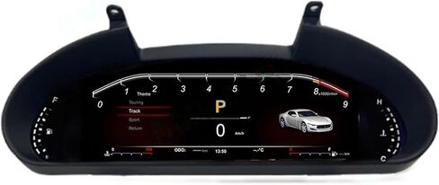 عداد السرعة الافتراضي في قمرة القيادة لوحة القيادة الرقمية LCD للسيارة متوافقة مع مازيراتي كواتروبورتي 2004-2012 in Kuwait