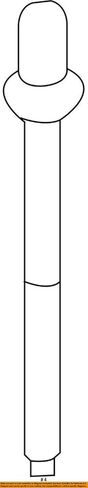 SUBARU OEM 15-16 Legacy-Battery Hold Down Tie Bracket Strap Bolt Left 82161AL00A in Saudi Arabia