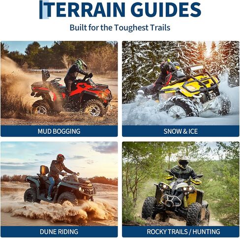 إطارات رياضية مقاس 19x7-8 ATV UTV Knobby، إطارات دراجة صغيرة أمامية مقاس 19x7x8 4 طبقات بدون أنبوب (مجموعة من 2) in Kuwait