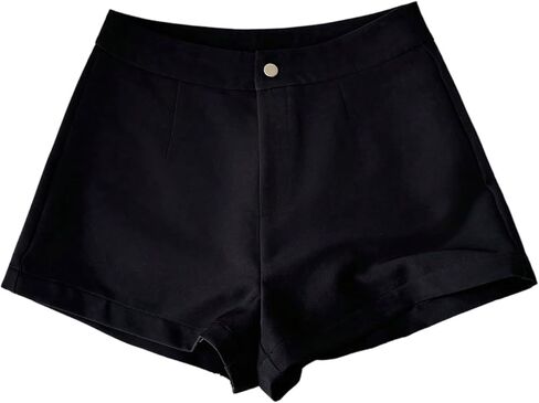 Milumia Women's High Waisted Wide Leg Mini Shorts Y2k Going Out Rave Dressy Short in Kuwait