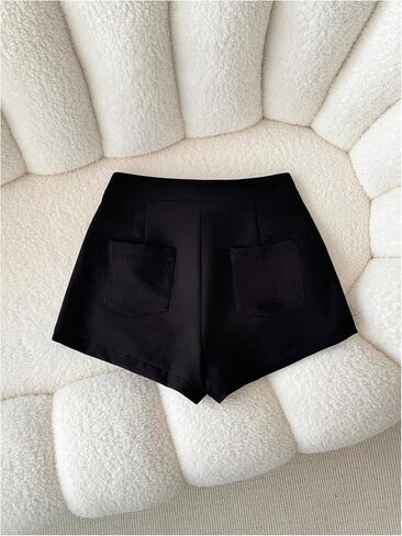 Milumia Women's High Waisted Wide Leg Mini Shorts Y2k Going Out Rave Dressy Short in Kuwait