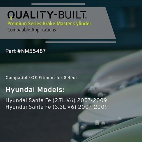 QUALITY-BUILT Premium Brake Master Cylinder with Reservoir NM55487 - Compatible with 2007-2009 Hyundai Santa Fe in Kuwait