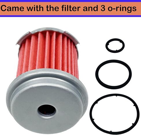 2014 Civic Transmission Filter with Transmission Oil-fluid Cooler O-rings Compatible with Honda Accord CR-V Civic HR-V Pilot Replacement for Acura TL RDX MDX TSX RLX 25450-P4V-013 in Saudi Arabia