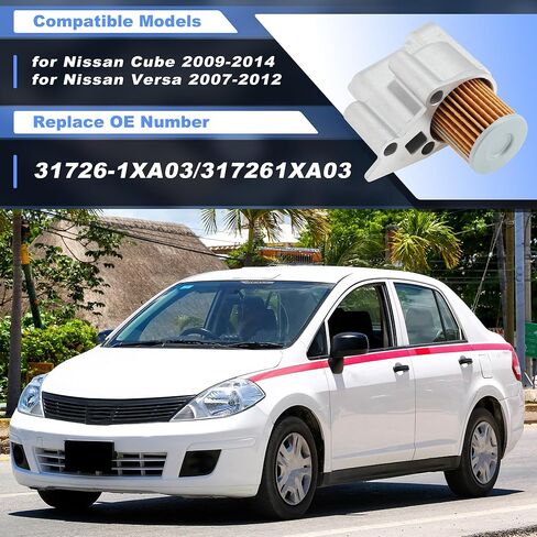 مجموعة حاكم فلتر زيت ناقل الحركة لنيسان كيوب 2009-2014، لنيسان فيرسا 2007-2012، فلتر زيت ناقل الحركة الأوتوماتيكي الصلب 31726-1XA03/317261XA03 in Kuwait