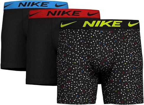 مجموعة سراويل داخلية Nike Big Boys Essential Dri-Fit من 3 قطع (الولايات المتحدة، ألفا، متوسط، عادي، متعدد/أسود) in Saudi Arabia