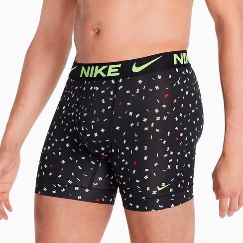 مجموعة سراويل داخلية Nike Big Boys Essential Dri-Fit من 3 قطع (الولايات المتحدة، ألفا، متوسط، عادي، متعدد/أسود) in Saudi Arabia