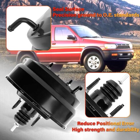 53-2729 Vacuum Power Brake Booster Fit for INFINITI QX4 1997 V6 3.3L, Nissan Pathfinder 1996-1997 V6 3.3L, Replace OE 472100W700, 472101W300, 532729 in Saudi Arabia