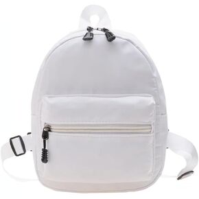حقيبة ظهر صغيرة كاجوال للنساء من النايلون، حقيبة ظهر صغيرة على طراز Preppy، حقيبة ظهر صغيرة للنساء (أسود) in Kuwait