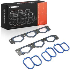 A-Premium Lower and Upper Engine Intake Manifold Gasket Set Compatible with Kia Sedona 2011 2012 in Kuwait