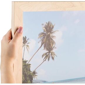 إطار صورة بني ArtToFrames مقاس 30 × 40 بوصة، إطار الملصق الخشبي المخصص مقاس 1.25 بوصة من خشب القيقب الصلب، من أجل الفن أو الصور الخاصة بك، 2WOM83626-410-30x40 in Saudi Arabia