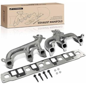 A-Premium [6Cyl 4.0L] 2PCS Front & Rear Exhaust Manifold Kits W/Gaskets, Bolts, Nuts Compatible with Jeep 1999-2004 Grand Cherokee, 2000-2001 Cherokee, 2000-2006 TJ Wrangler in Kuwait
