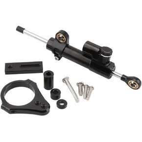 متوافق مع Street Triple 765RS 765S 765R STREET TRIPLE 765 RS S R 2017-2022 ممتص الصدمات ومثبت مخمدات التوجيه (أسود 4) in Kuwait