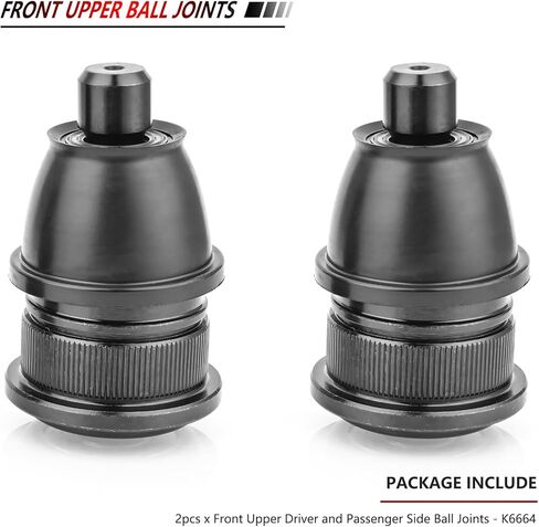 JLEO K6664 2PCS Front Upper Suspension Ball Joint for 2002-2009 Chevy Trailblazer SSR,for 2002-2009 GMC Envoy XL/XUV,for Buick Rainier,for Isuzu Ascender,for Oldsmobile Bravada,for Saab 9-7X 2WD/4WD in Saudi Arabia