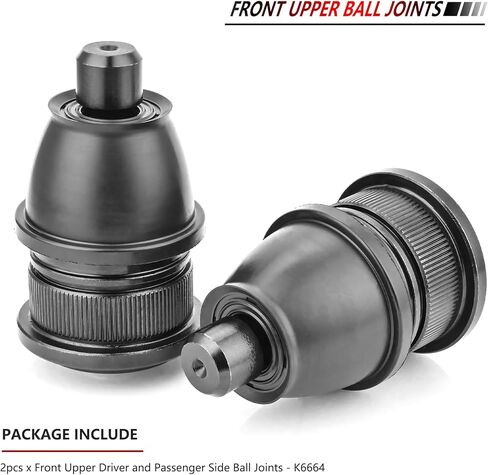 JLEO K6664 2PCS Front Upper Suspension Ball Joint for 2002-2009 Chevy Trailblazer SSR,for 2002-2009 GMC Envoy XL/XUV,for Buick Rainier,for Isuzu Ascender,for Oldsmobile Bravada,for Saab 9-7X 2WD/4WD in Saudi Arabia