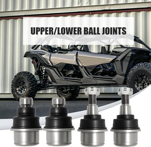 4Pcs 706202044 Upper/Lower Ball Joints, Replacement for Commander 1000 DPS 2016-2022 Replacement for Defender 700 2022, Replaces 706202045 in Saudi Arabia