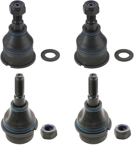 Front Ball Joints Upper and Lower Kit - 4Pcs BallJoint Replacement Ball Joint and Suspension Kit Arrhythmic for Volkswagen Karmann Ghia 1.5L 1967-1969, for Volkswagen Karmann Ghia 1.6L 1970-1974 in Saudi Arabia