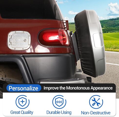 Spare Tire Carrier Mount Compatible with Toyot@ FJ Cruiser 2007-2021, Rear Spare Wheel Heighten Holder Mount, Spare Tire Reinforcement Bracket Accessories in Saudi Arabia