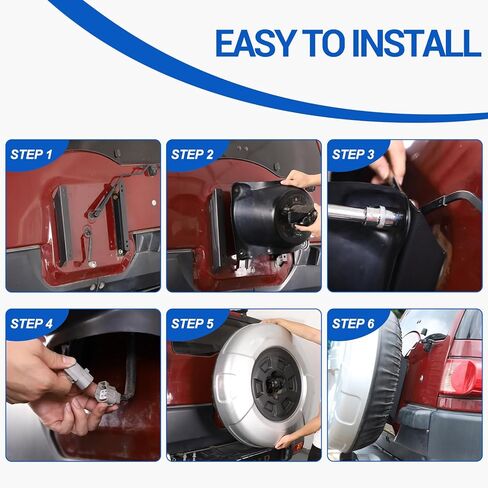 Spare Tire Carrier Mount Compatible with Toyot@ FJ Cruiser 2007-2021, Rear Spare Wheel Heighten Holder Mount, Spare Tire Reinforcement Bracket Accessories in Saudi Arabia