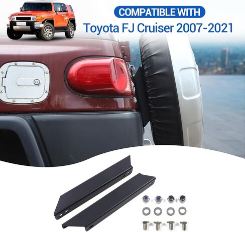 Spare Tire Carrier Mount Compatible with Toyot@ FJ Cruiser 2007-2021, Rear Spare Wheel Heighten Holder Mount, Spare Tire Reinforcement Bracket Accessories in Saudi Arabia
