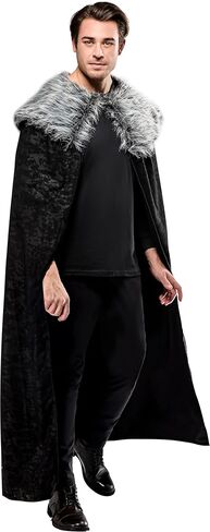 Rubies Faux Fur Trimmed Cape for Adults, Men's One Size in Saudi Arabia