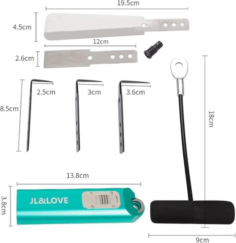 Windshield Removal Tools,Universal Car Windscreen Quick Release Cold Knife Windshield and car Window Glass Urethane Scraper Tool Set（Green） in Kuwait