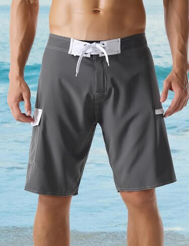 Men's Beach Shorts Quick Dry Summer Vacation Zipper Pocket Swim Trunk in Saudi Arabia