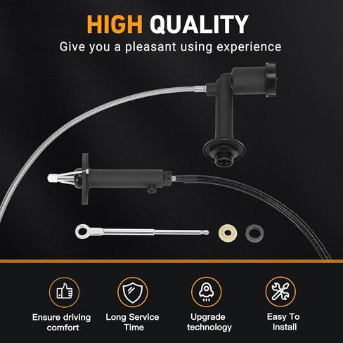 Prefilled Clutch Master and Slave Cylinder Assembly Compatible with Dodge Ram 2500 3500, 5.9L 6.7L L6, 2005-2017 in Saudi Arabia