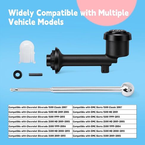 CM350124 Clutch Master Cylinder Replacement for Chevrolet Silverado for GMC Sierra 1500 1999-2013 for 1500HD 2001 2500 1999-2004 2500HD 2001-2005 3500 3500HD Pickup Truck Part in Saudi Arabia