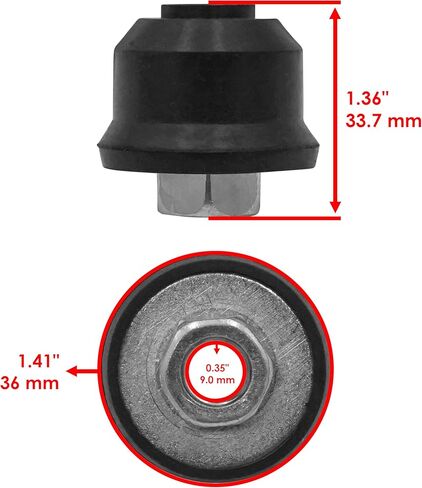 Caltric 5416013 5413295 5415470 جلبة ربط قضيب الالتواء الأمامية أو الخلفية متوافقة مع Polaris RZR Trail 570 2012-2022 / RZR 800 2012-2014 / RZR Trail 900 2015-2024 in Kuwait