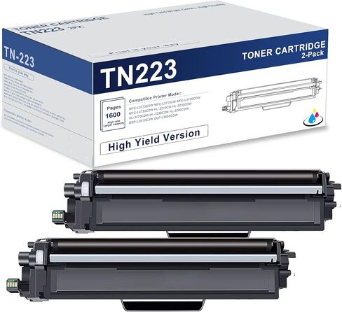 مجموعة وحدة طبل DR223CL متوافقة مع DR-223CL لطابعة Brother DR223 DR-223CL MFC-L3770CDW HL-L3290CDW HL-L3270CDW (أسود، سماوي، أرجواني، أصفر، 4 عبوات) in Saudi Arabia