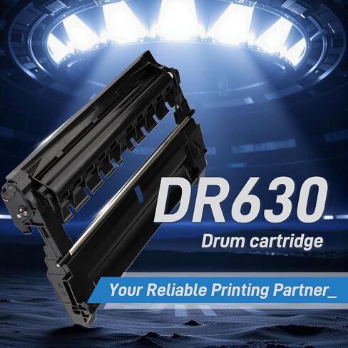 وحدة الطبل DR630 بديلة متوافقة لخرطوشة الطبل Brother DR-630 DR660 لطابعة الليزر MFC-L2700DW L2720DW L2740DW HL-L2300D L2320D L2340DW L2360DW L2380DW DCP-L2540DW (عبوتان، أسود) in Kuwait