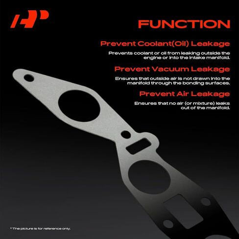 A-Premium Lower Engine Intake Manifold Gasket Compatible with Mercury Capri & Ford Pinto, 1971 1972 1973 1974, 2.0L in Kuwait