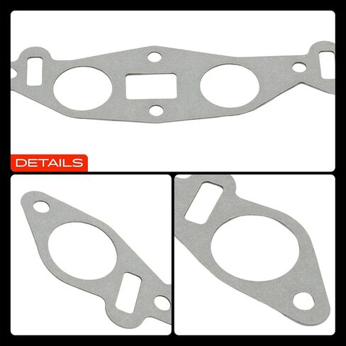 A-Premium Lower Engine Intake Manifold Gasket Compatible with Mercury Capri & Ford Pinto, 1971 1972 1973 1974, 2.0L in Kuwait